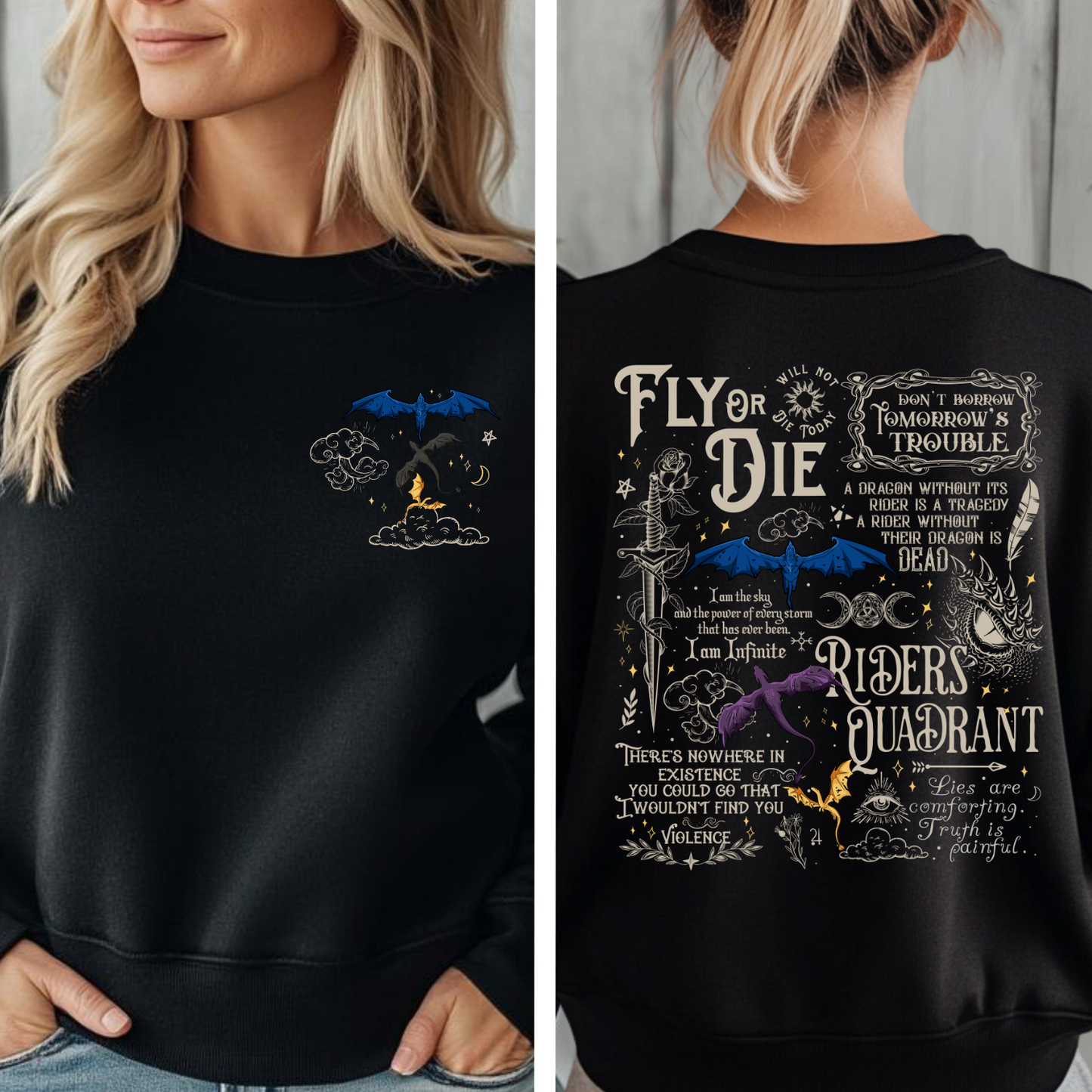 Fly or Die Jumper - Black