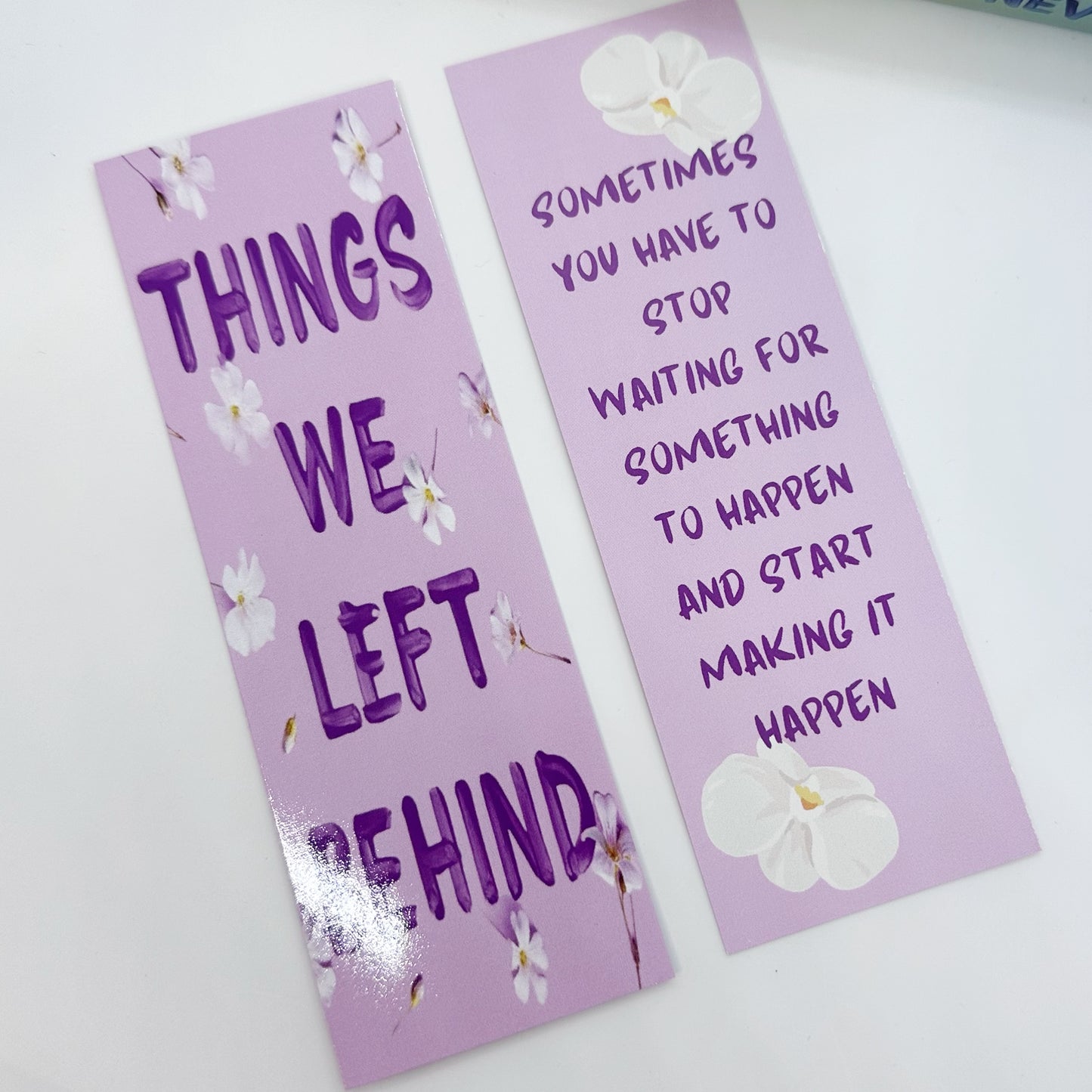 Things We Left Behind Bookmark, Lucy Score, Quote Bookmarks