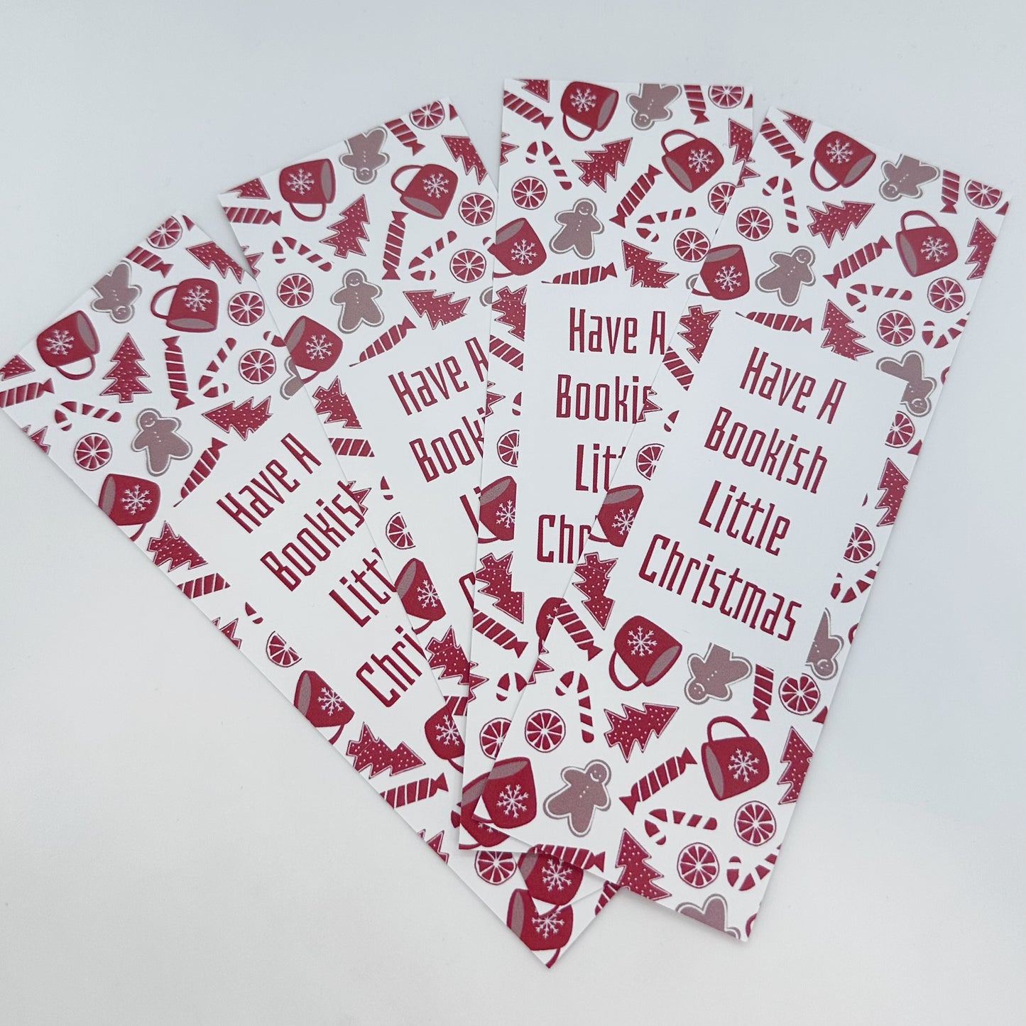 Have A Bookish Little Christmas Bookmark, Christmas Books, Quote Bookmarks