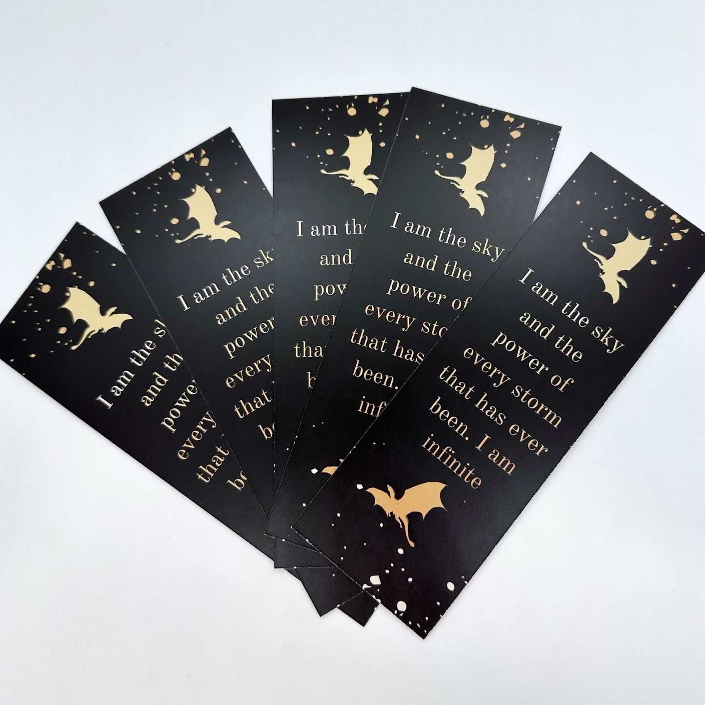 Fourth Wing Bookmark, I Am The Sky And The Power Of Every Storm That Has Ever Been. I Am Infinite Bookmark