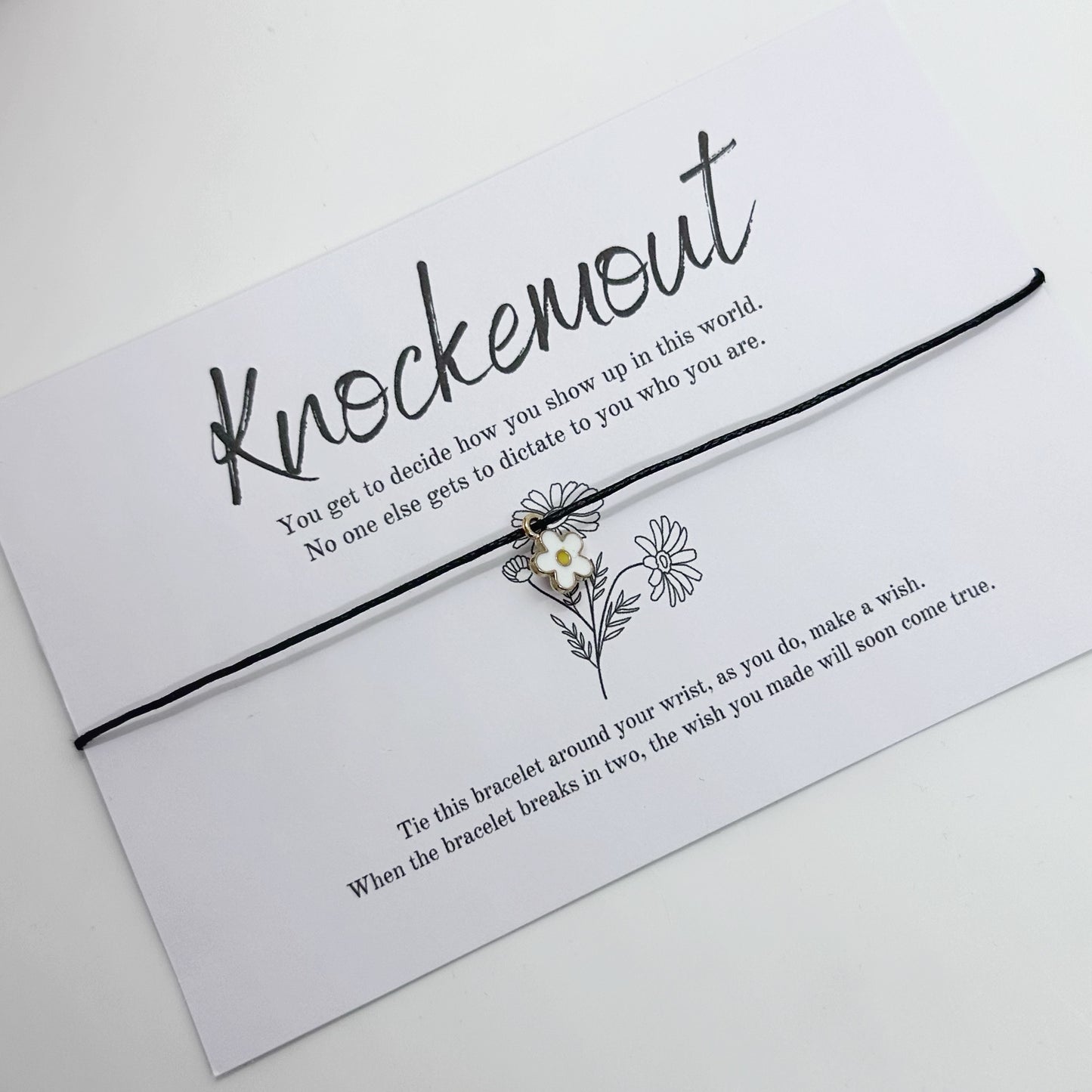 Things We Never Got Over Wish Bracelet