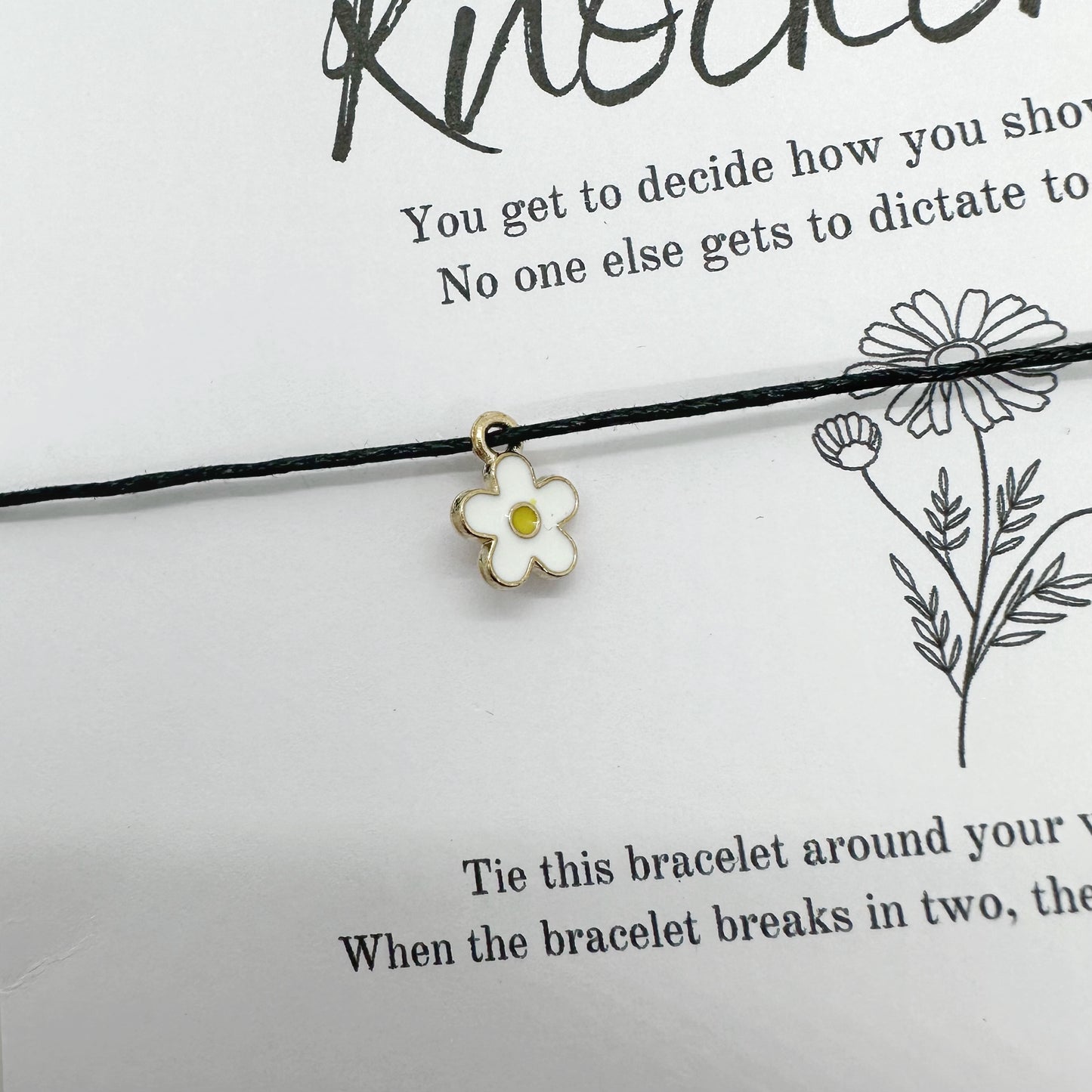 Things We Never Got Over Wish Bracelet