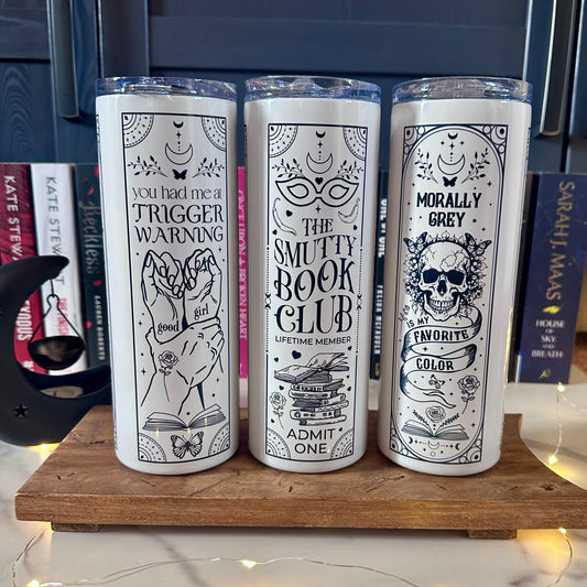 The Smutty Bookclub Stainless Steele Tumbler