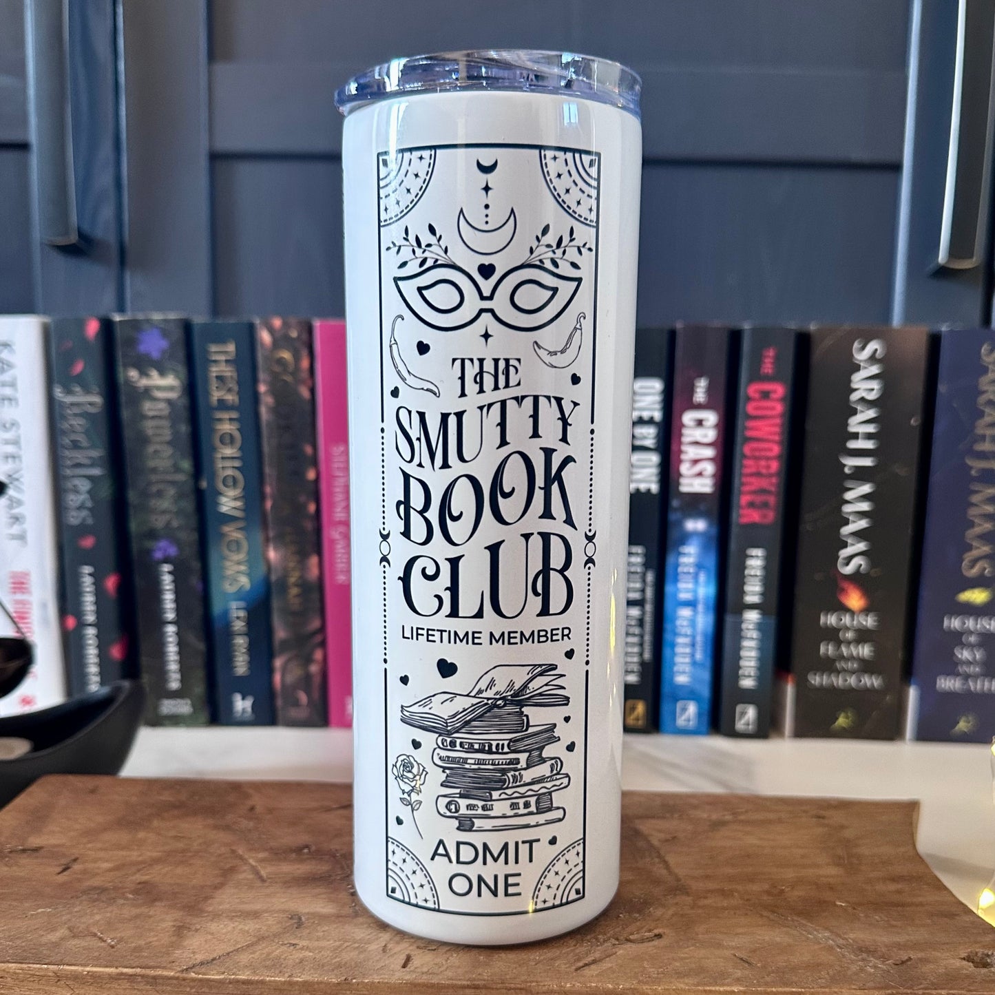 The Smutty Bookclub Stainless Steele Tumbler
