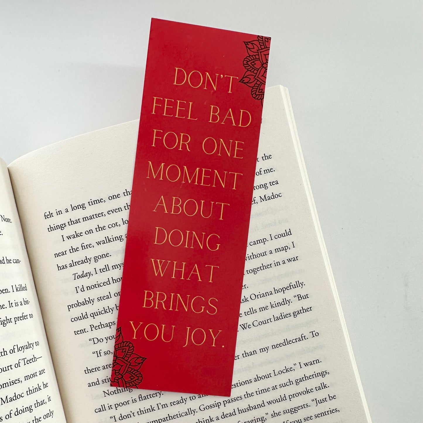 ACOTAR Bookmark, Fantasy Romance Readers Bookmark,Double Sided, Book Gifts For Book Lovers