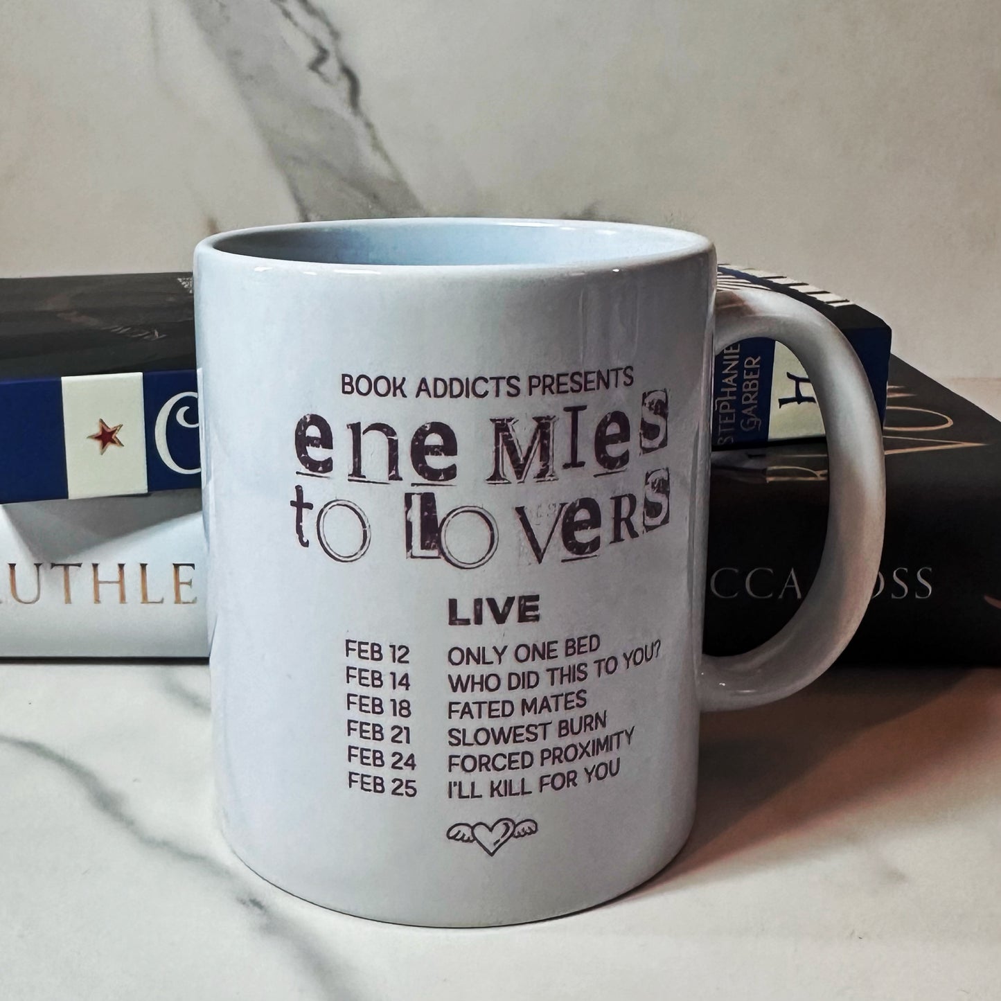 Enemies To Lovers - Book Addicts Presents Mug - Sale