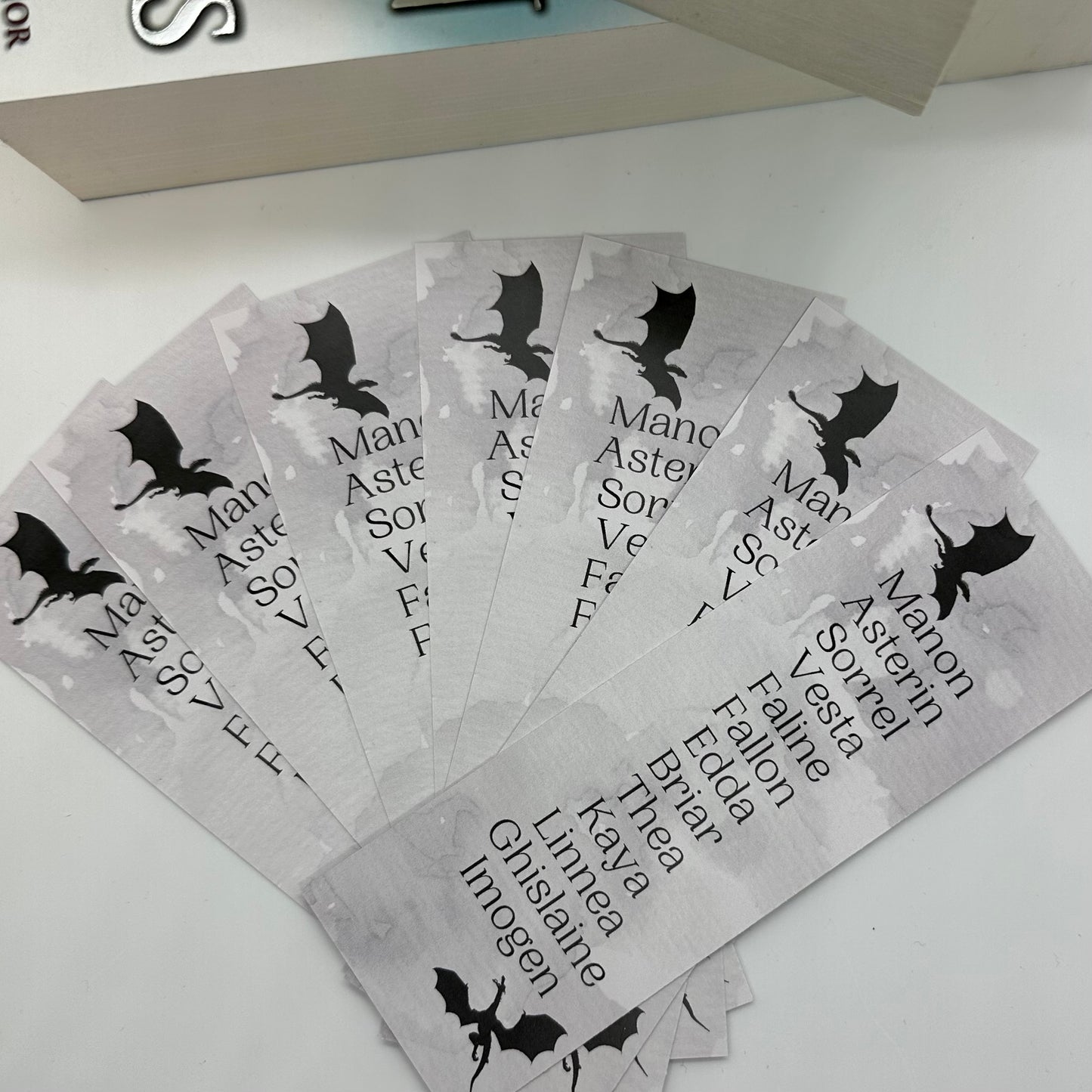 Throne Of Glass Bookmark, We Are The Thirteen From Now Until The Darkness Claims Us Bookmark