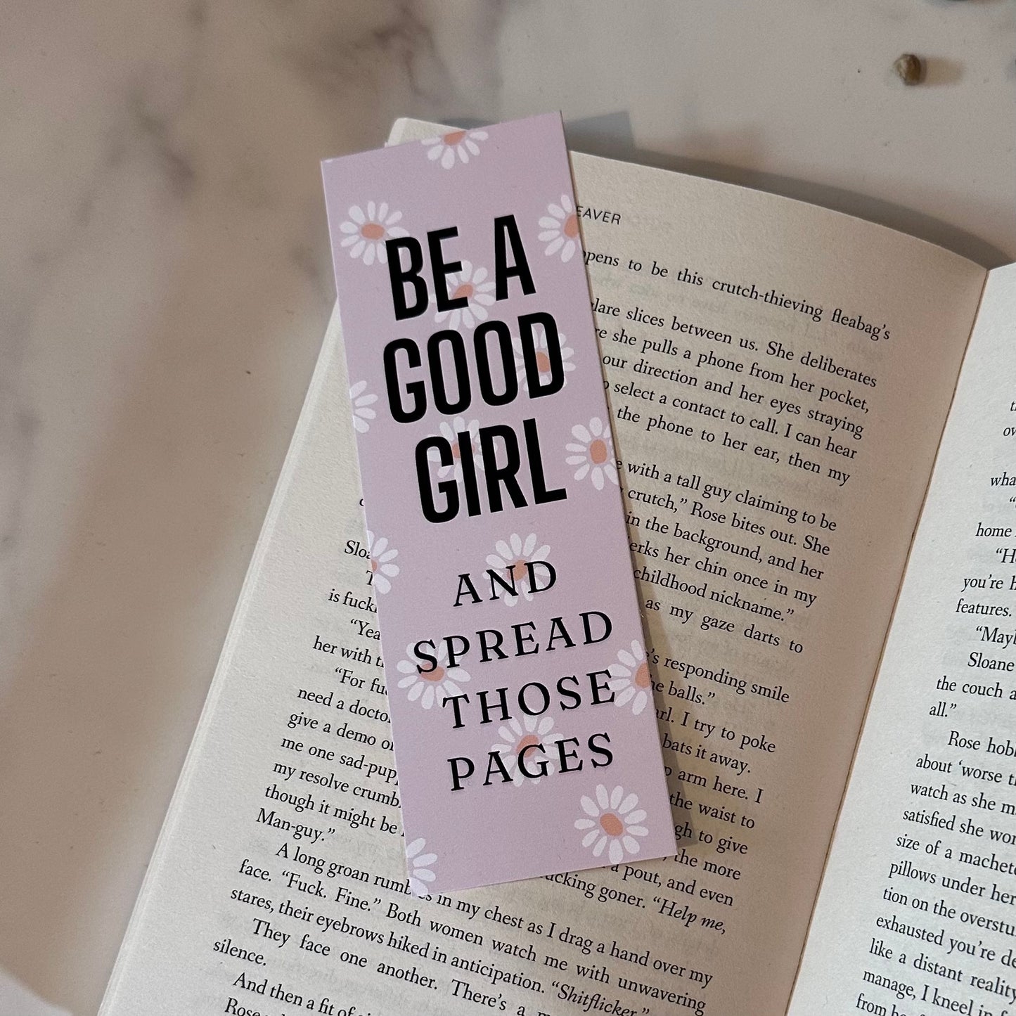 Be A Good Girl And Spread Those Pages Bookmark