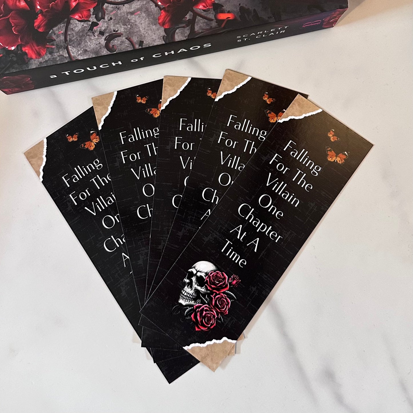 Falling For The Villain One Chapter At A Time Bookmark - PRE ORDER