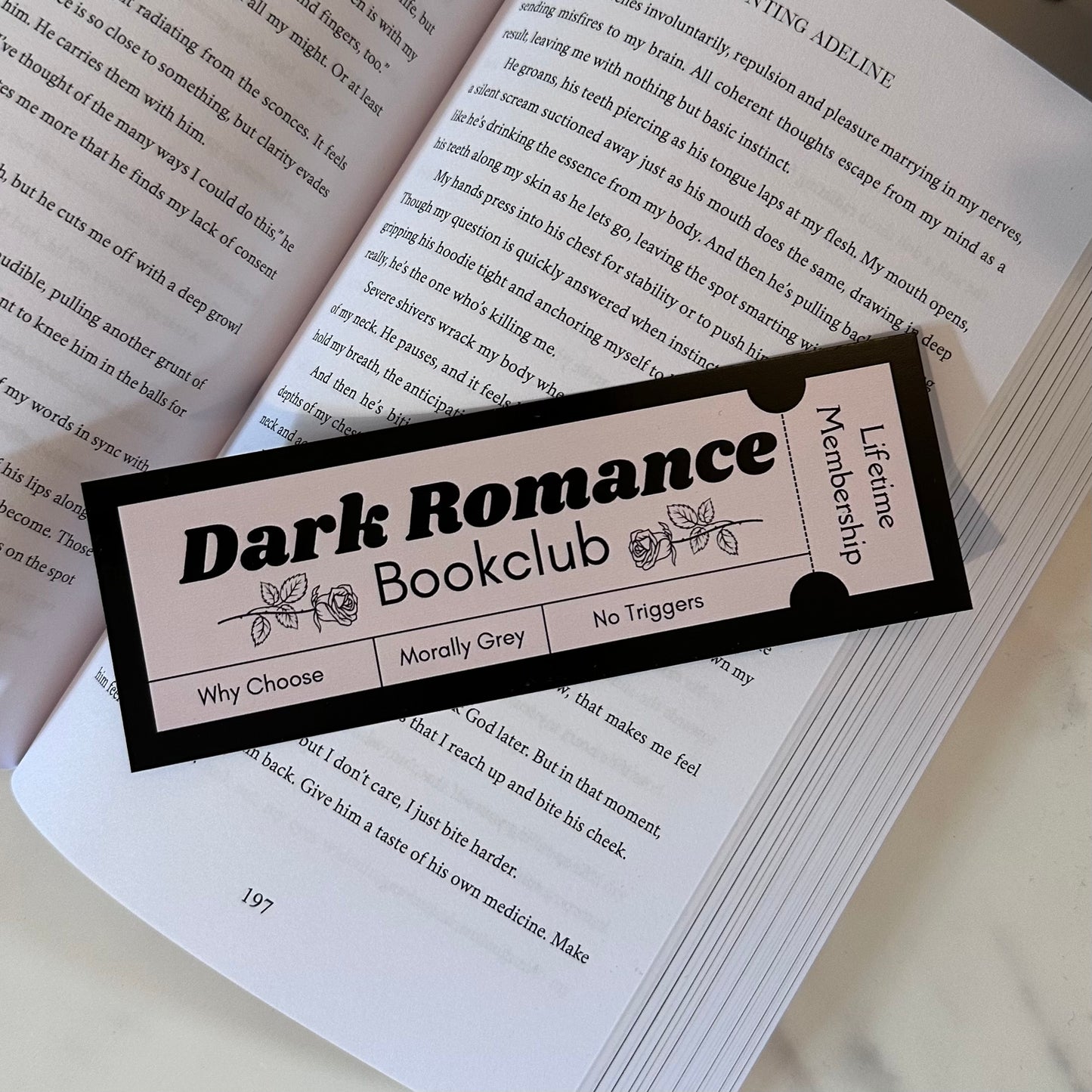 Dark Romance Bookclub Bookmark - PRE ORDER