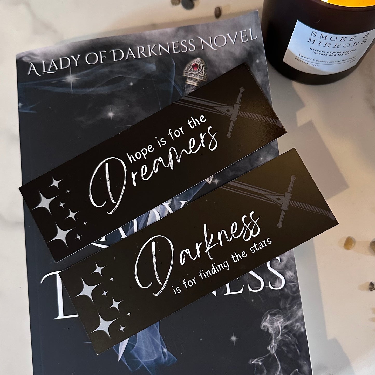Lady Of Darkness Inspired Bookmark