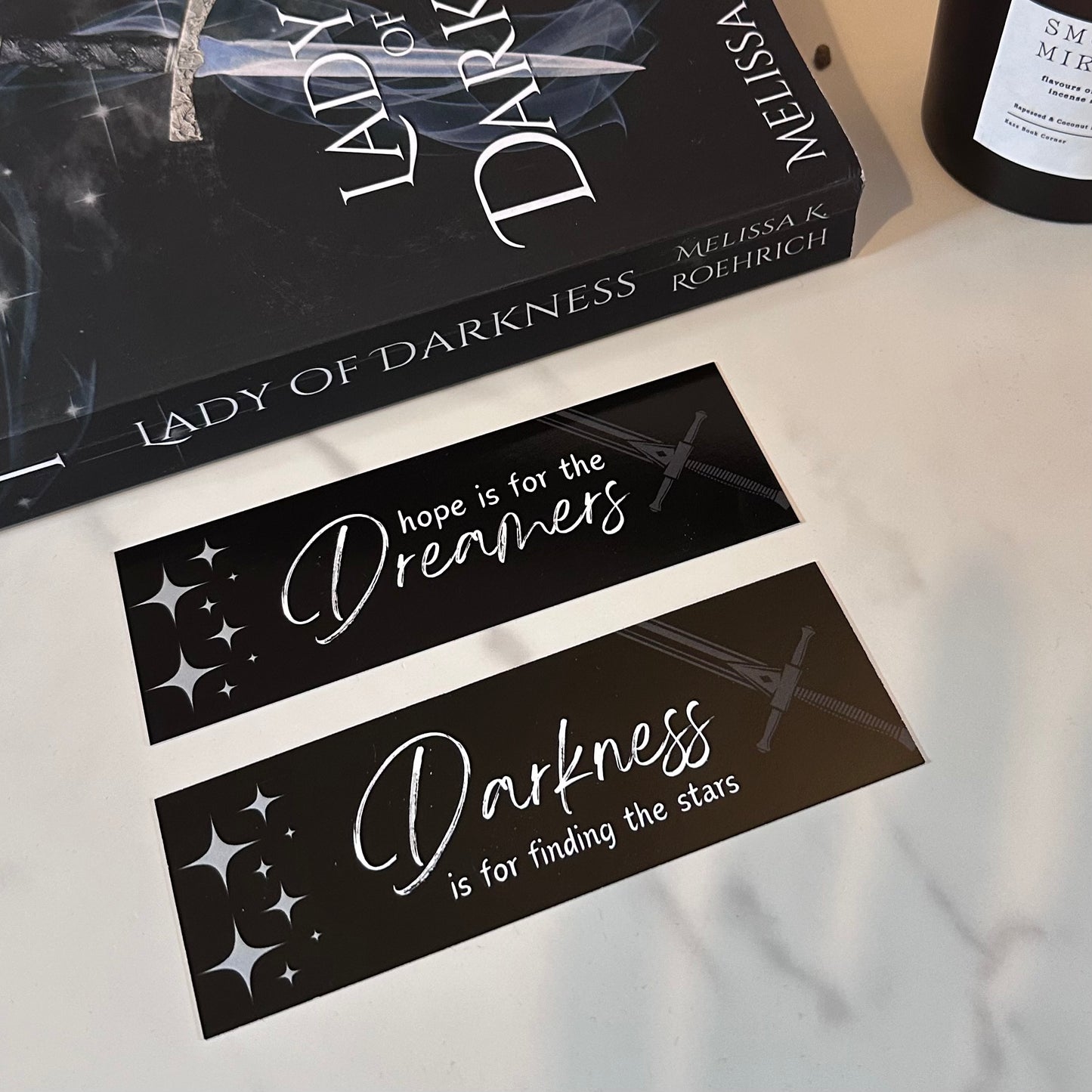 Lady Of Darkness Inspired Bookmark