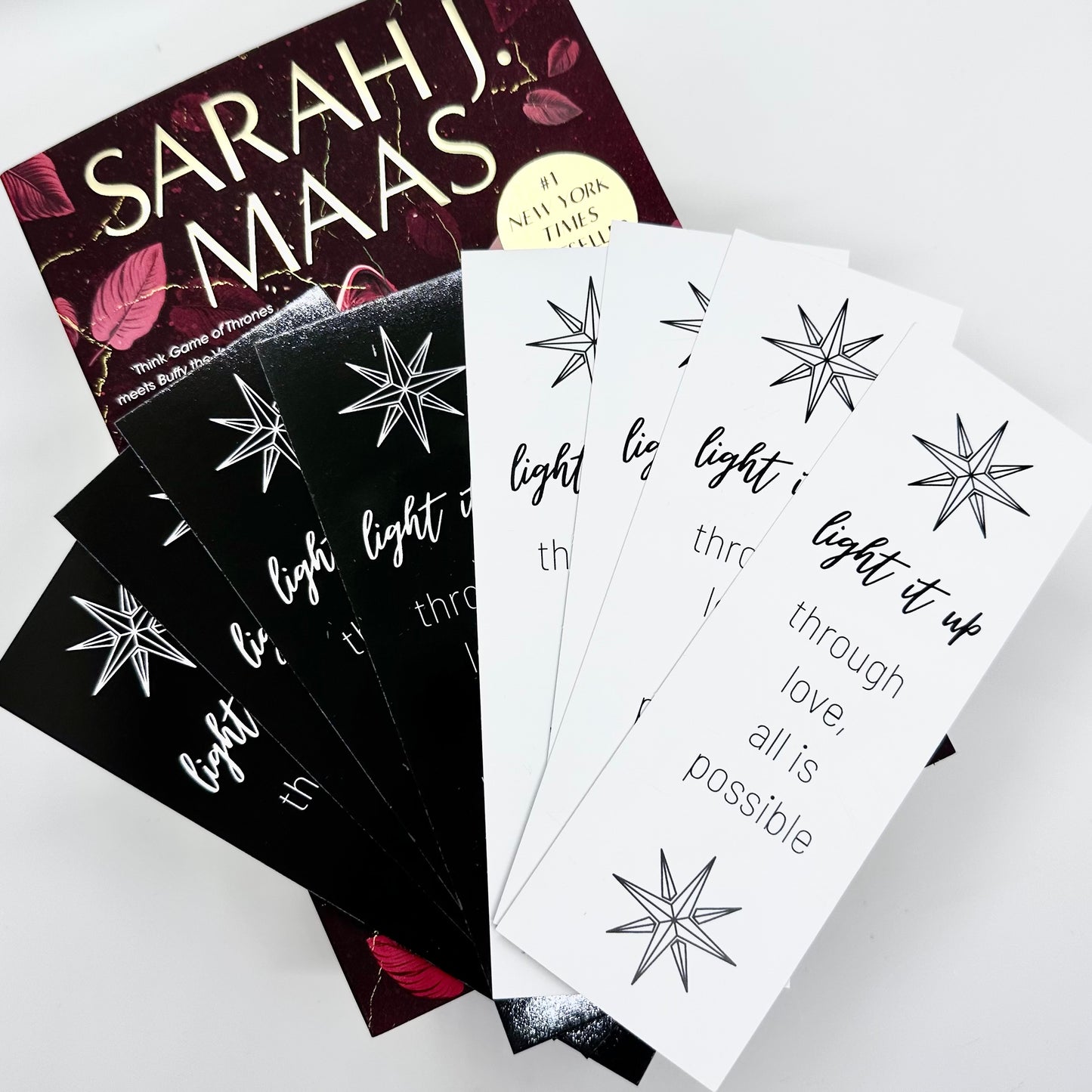 Crescent City Bookmark, Light It Up, Through Love All Is Possible Bookmark