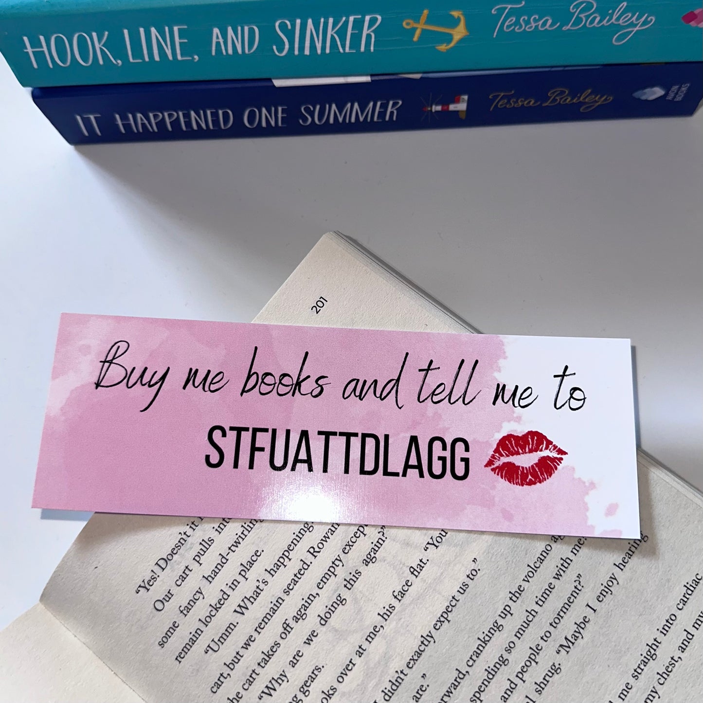 Buy Me Books And Tell Me To STFUATTDLAGG Bookmark - PRE ORDER