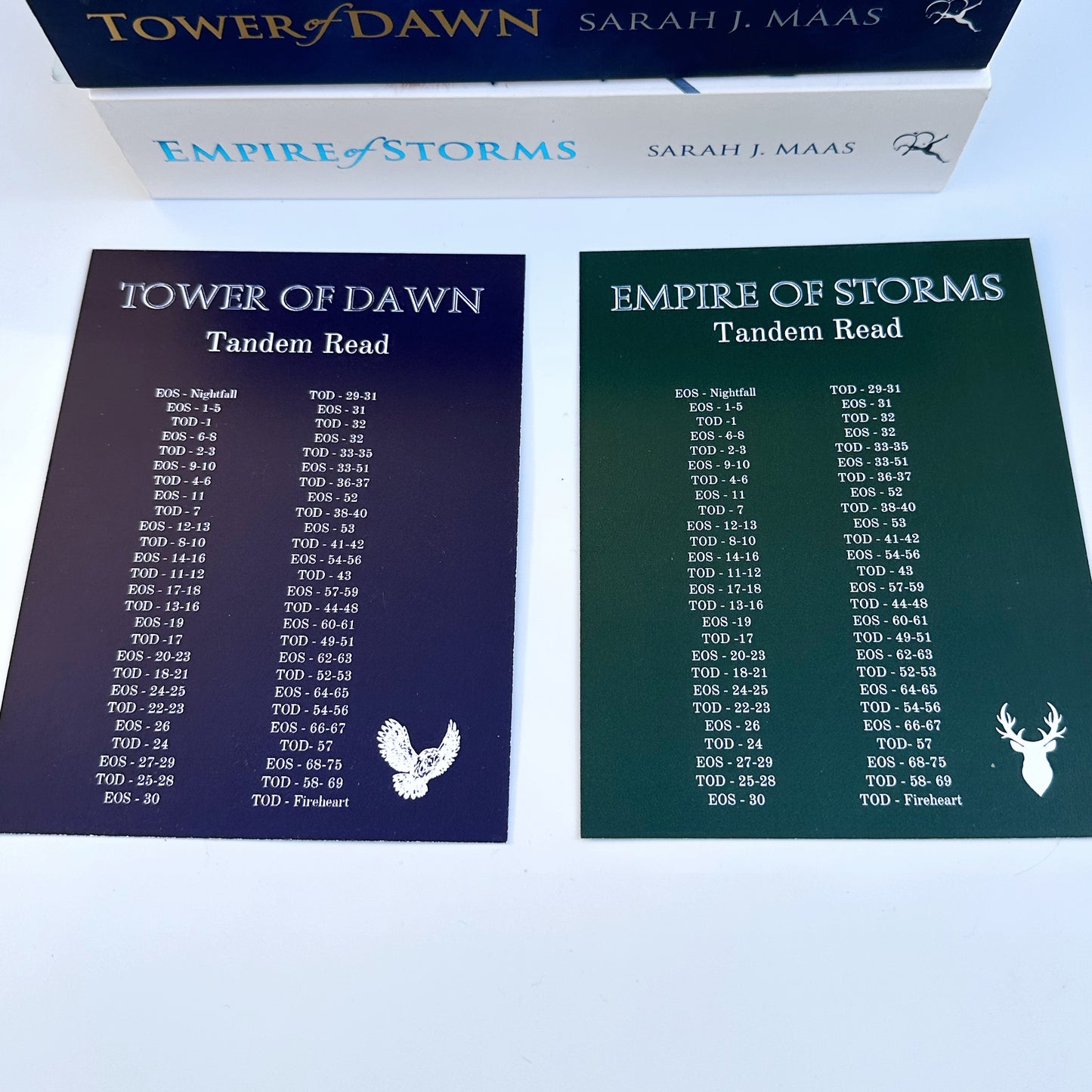 Throne Of Glass Tandem Read Bookmark, TOG Print