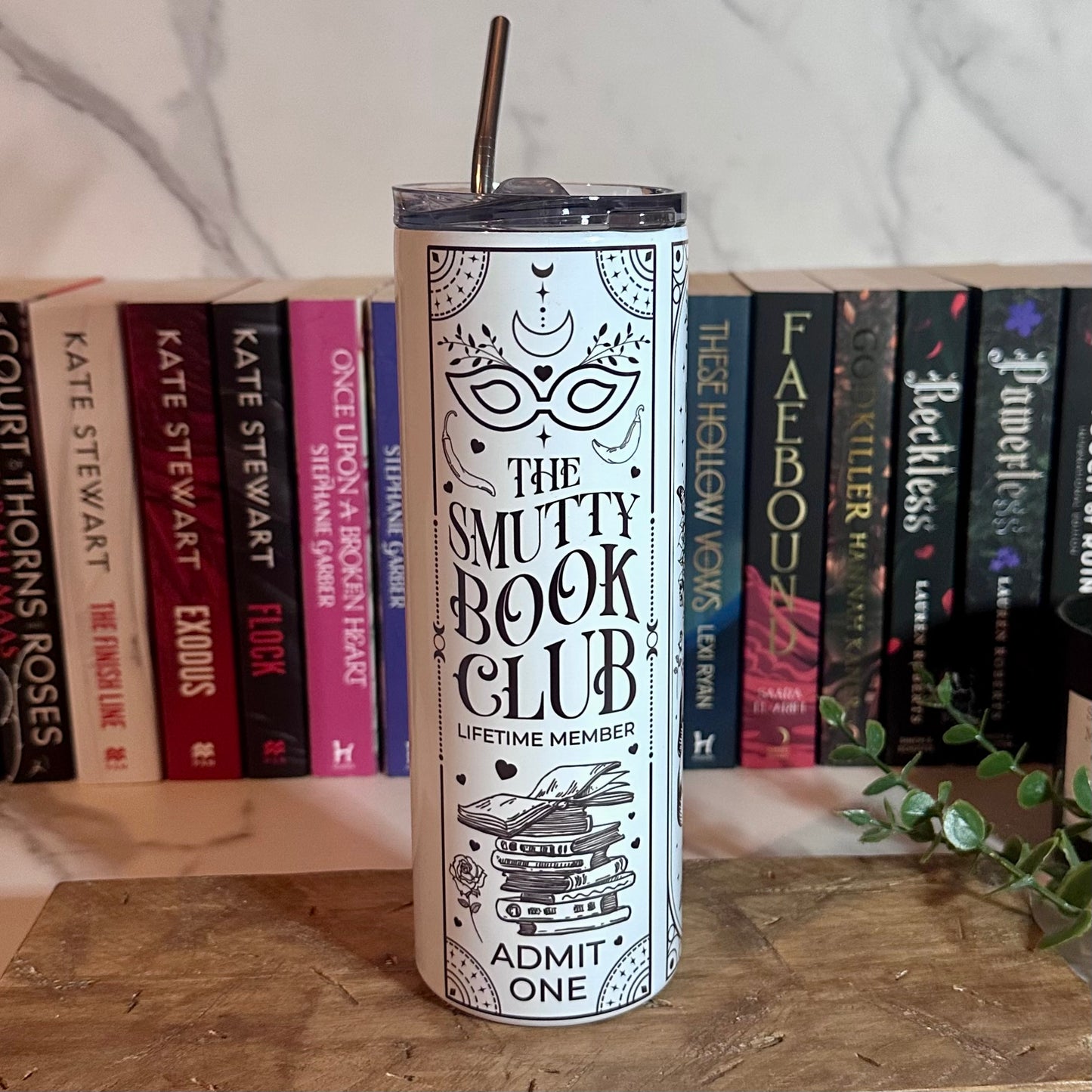 The Smutty Bookclub Stainless Steele Tumbler - PRE ORDER