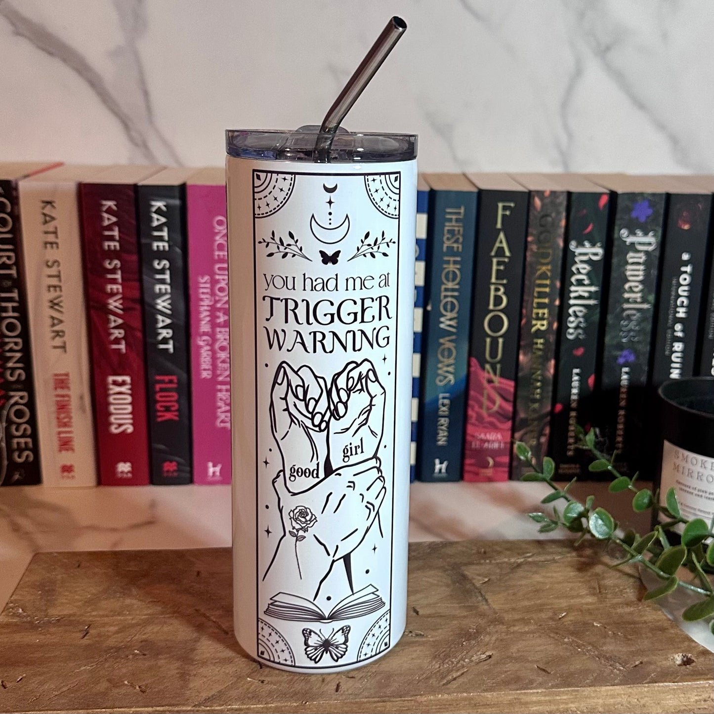 The Smutty Bookclub Stainless Steele Tumbler - PRE ORDER