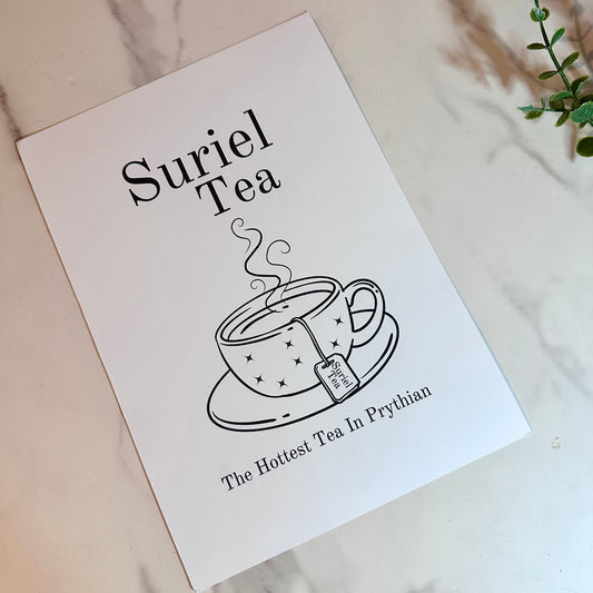 Suriel Tea Print, ACOTAR Poster