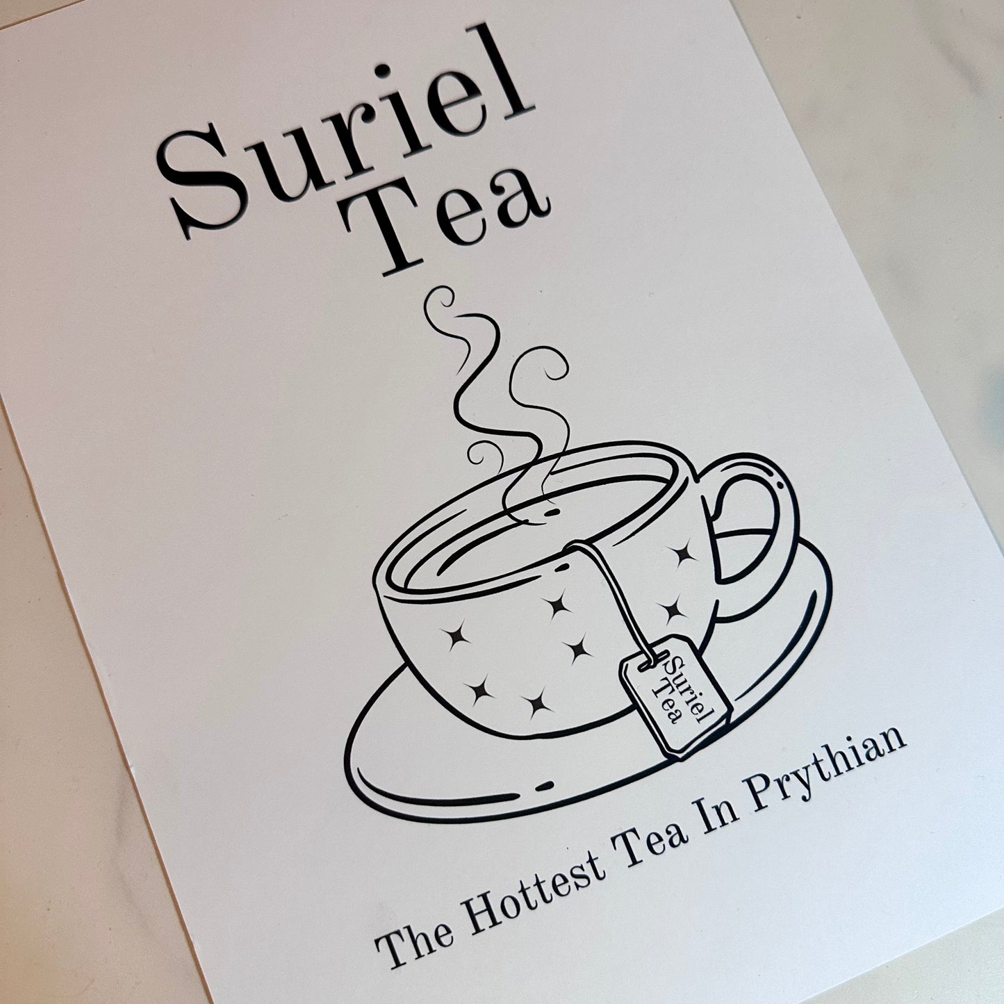 Suriel Tea Print, ACOTAR Poster