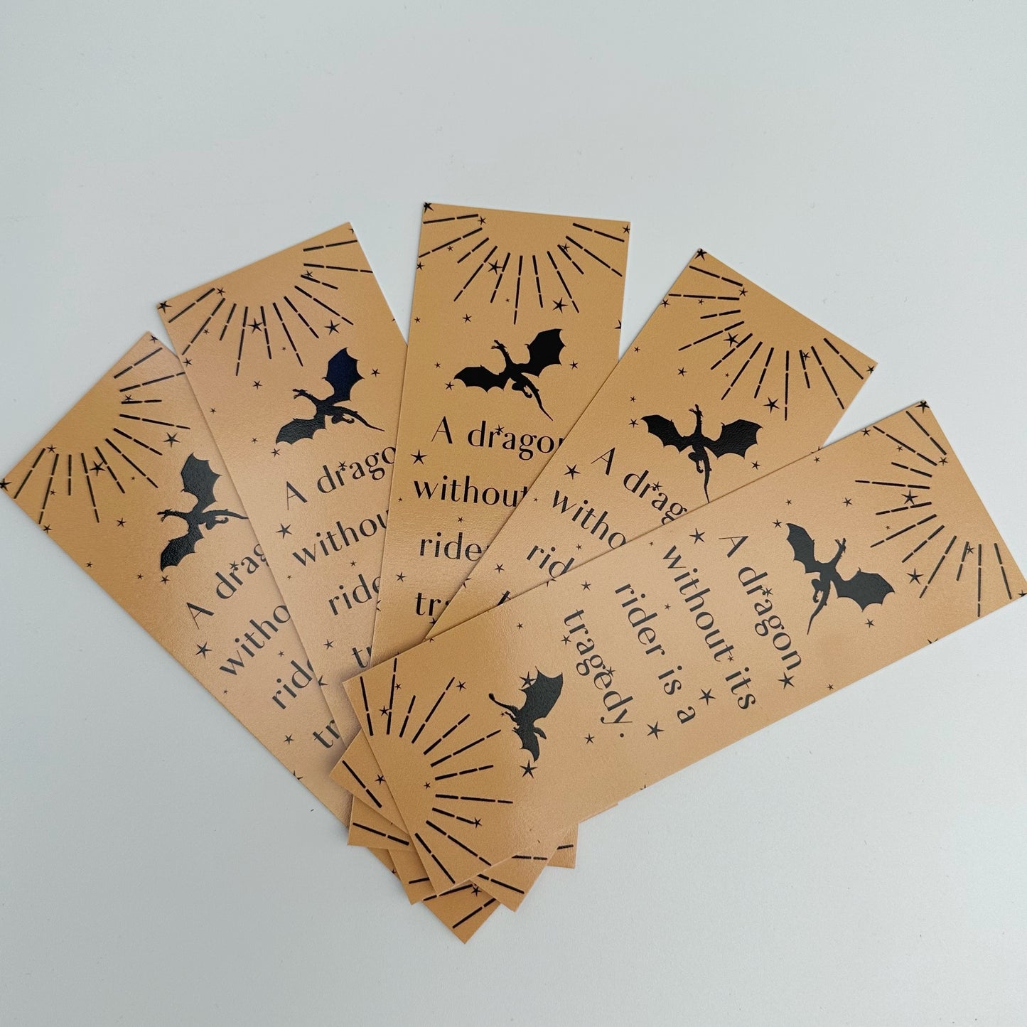 Fourth Wing Bookmark, A Dragon Without Its Rider Is A Tragedy, A Rider Without Their Dragon Is Dead Bookmark