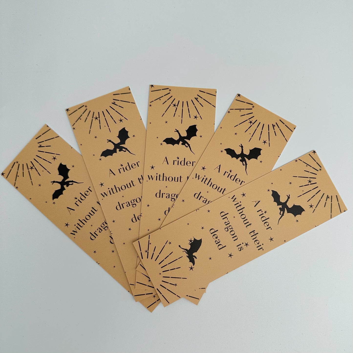 Fourth Wing Bookmark, A Dragon Without Its Rider Is A Tragedy, A Rider Without Their Dragon Is Dead Bookmark
