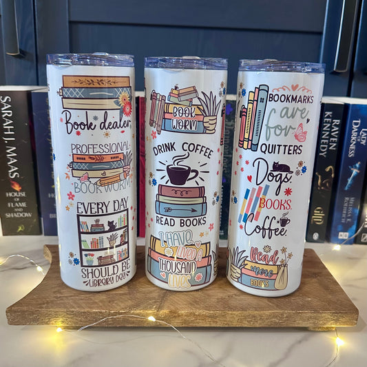 Book Lovers Stainless Steele Tumbler