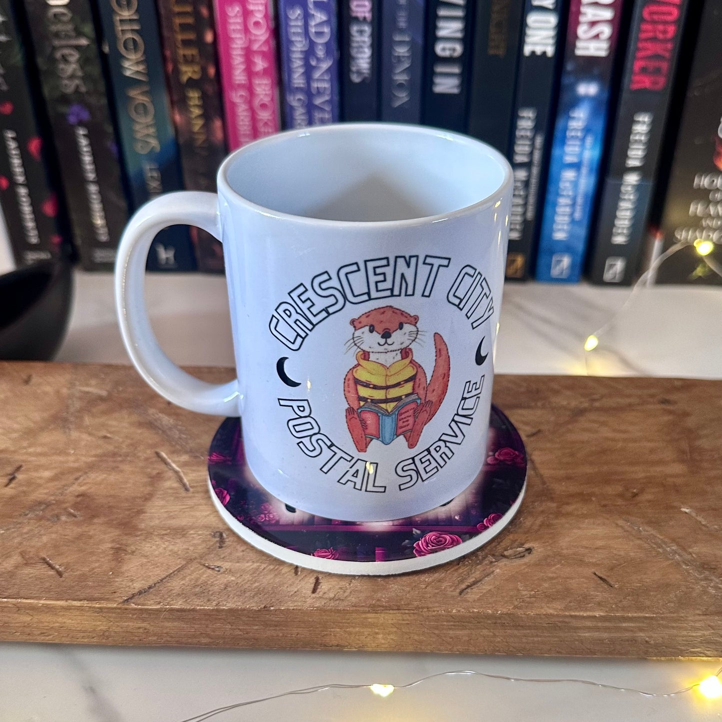 I Like Books More Then People – Ceramic Bookish Coaster