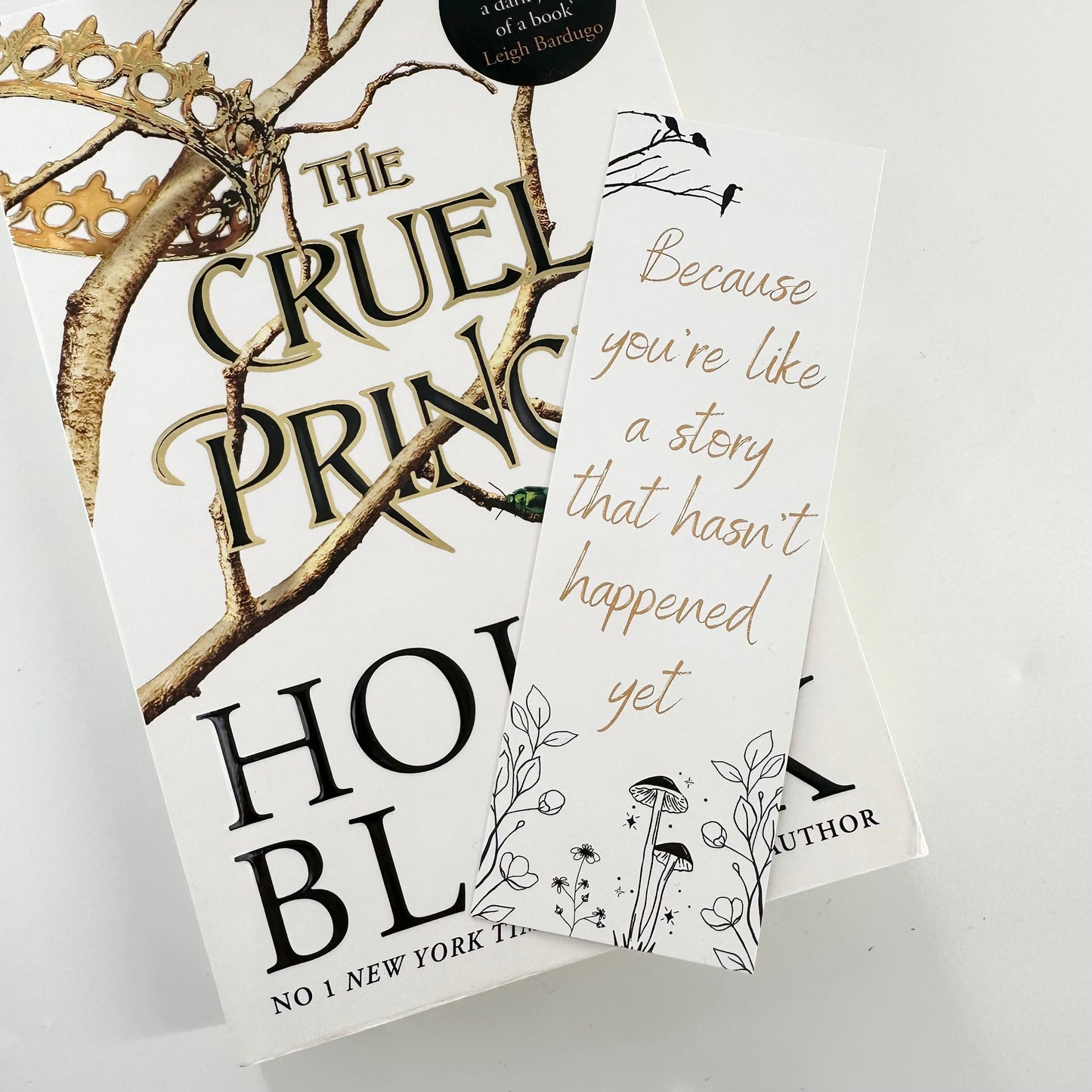 The Cruel Prince Quote, Fantasy Romance Bookmark,Double Sided,Book Gifts For Book Lovers