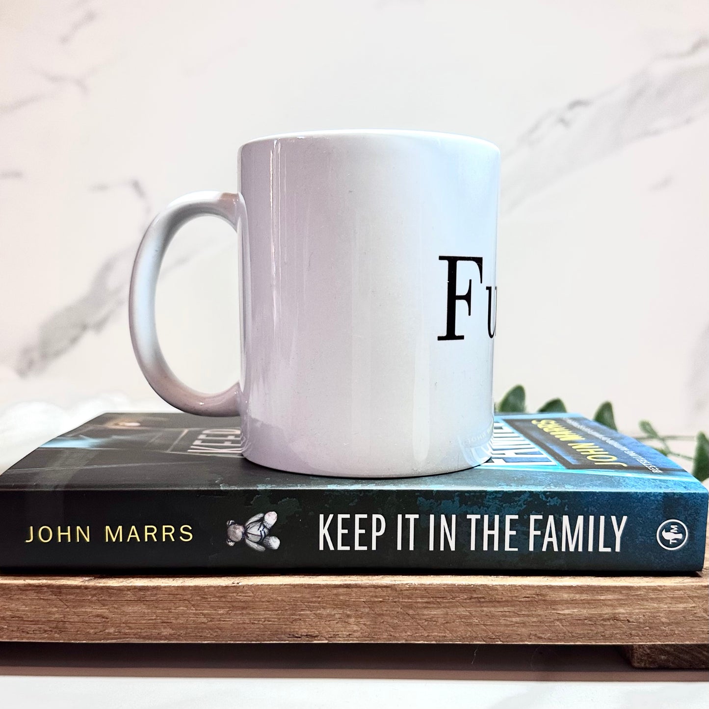 Fuck, Chapter 39, John Marrs Mug, Bookish Merch, Keep It In The Family, Thriller Book Mug