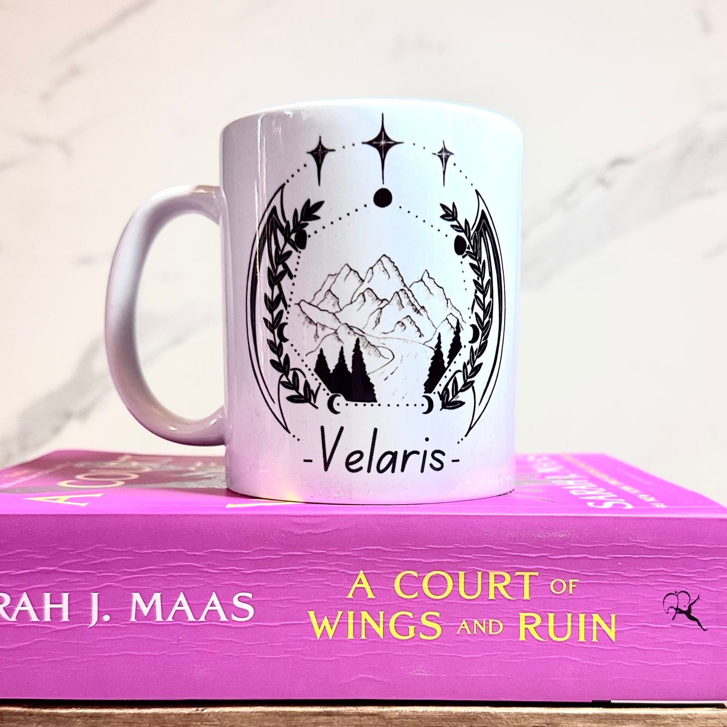 Velaris The City Of Starlight Mug, Acotar Tea Or Coffee Mug, Bookish Merch, A Court Of Thorns And Roses