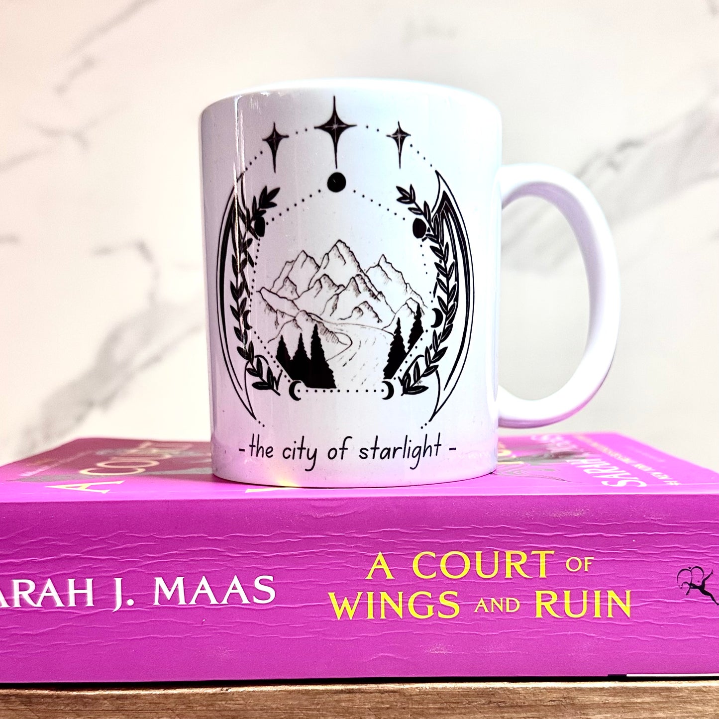 Velaris The City Of Starlight Mug, Acotar Tea Or Coffee Mug, Bookish Merch, A Court Of Thorns And Roses