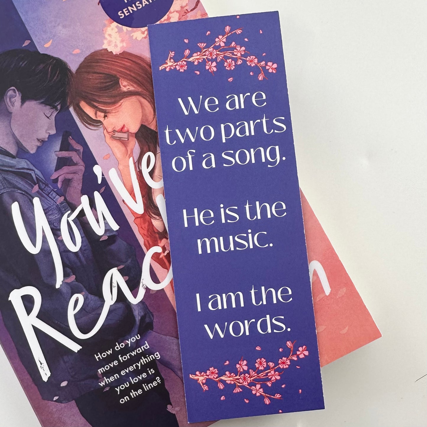 You've Reached Sam Bookmark,Romance Readers Bookmark,Double Sided, Book Gifts For Book Lovers