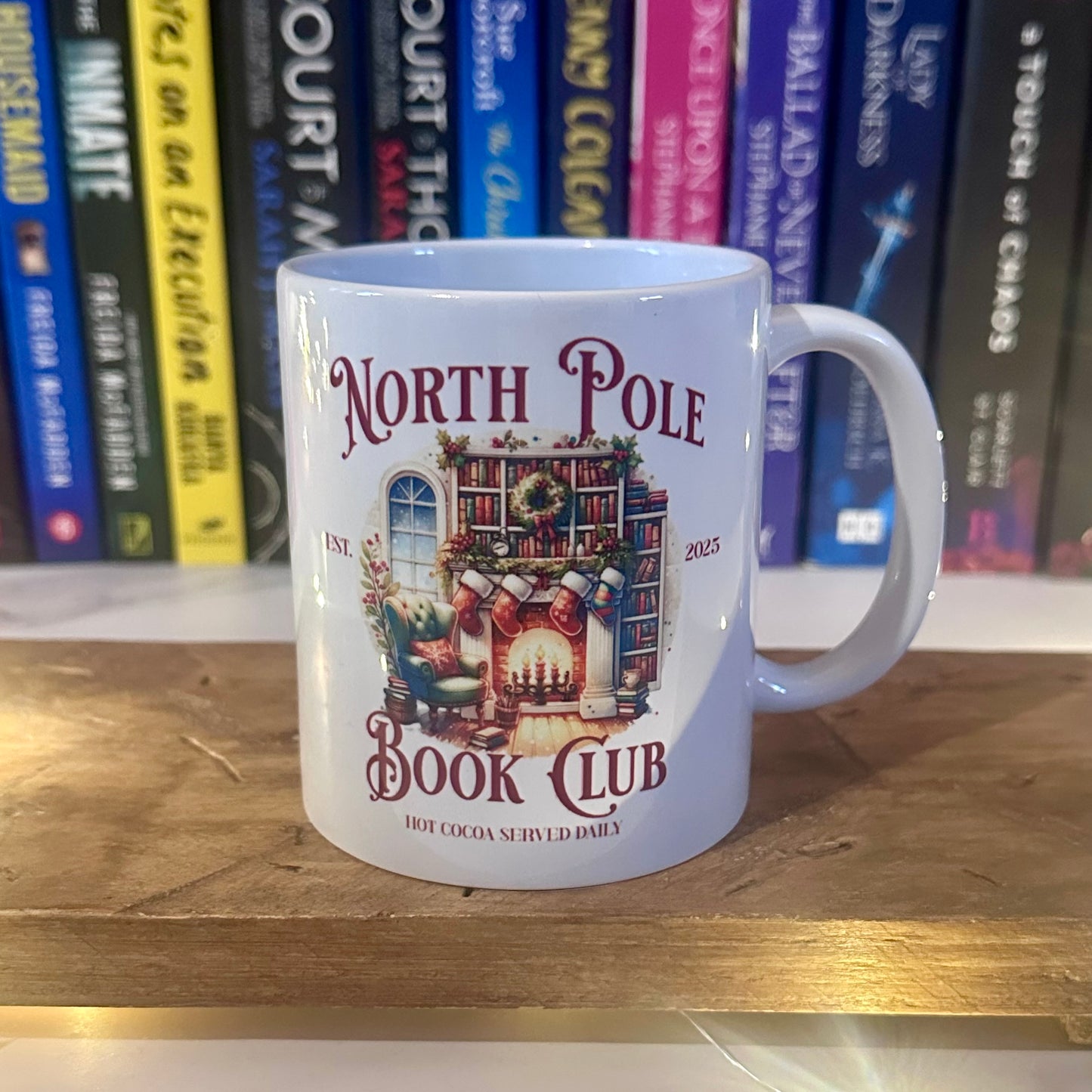 North Pole Book Club Mug
