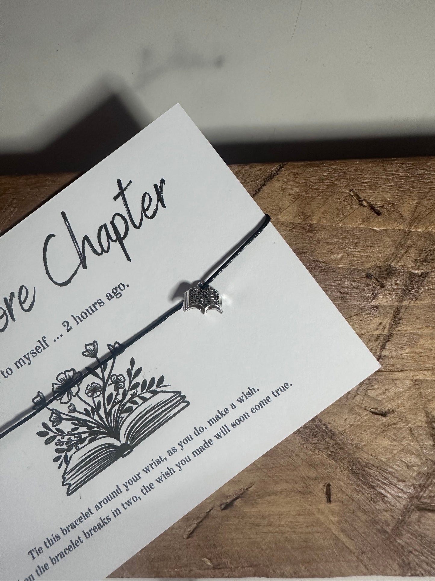 One More Chapter Wish Bracelet