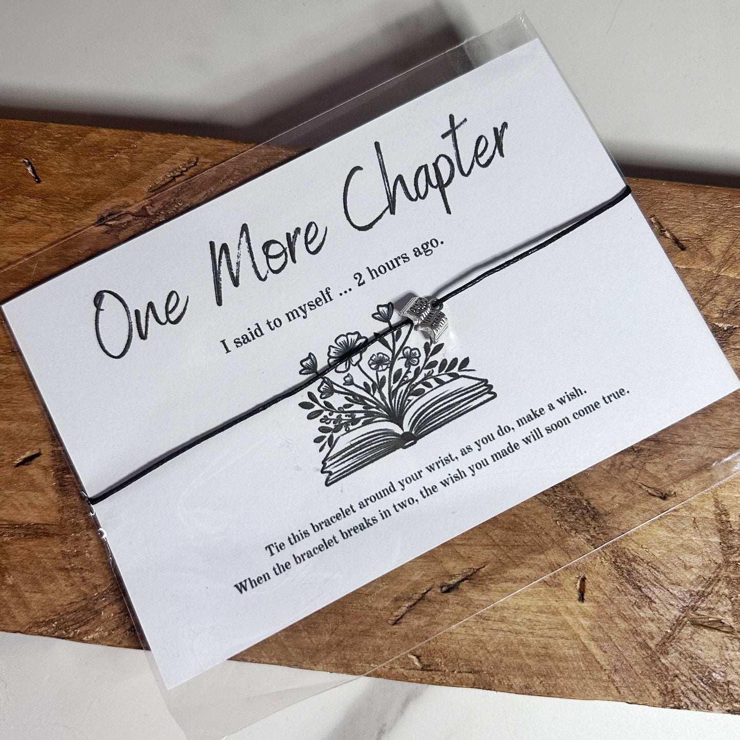 One More Chapter Wish Bracelet