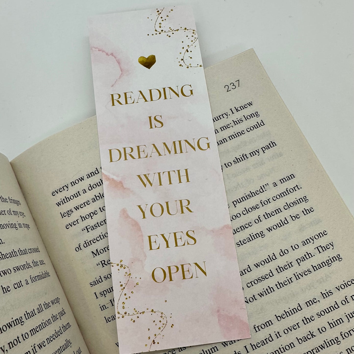 Reading Is Dreaming With Your Eyes Open Bookmark - RARE PREORDER