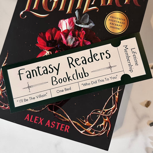 Fantasy Readers Bookclub Bookmark