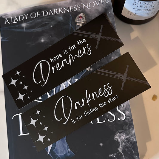 Lady Of Darkness Inspired Bookmark