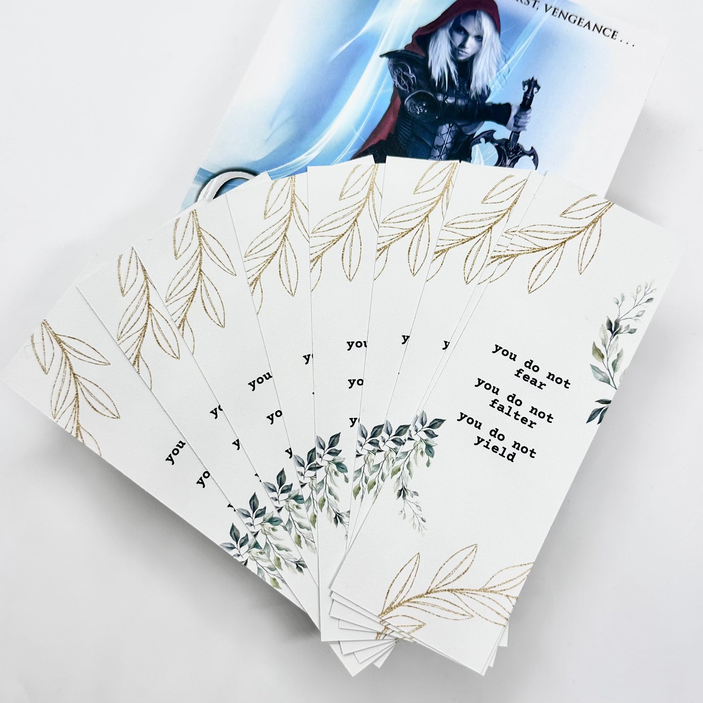 TOG/ACOTAR Bookmark, You Do Not Fear You Do Not Falter You Do Not Yield Bookmark