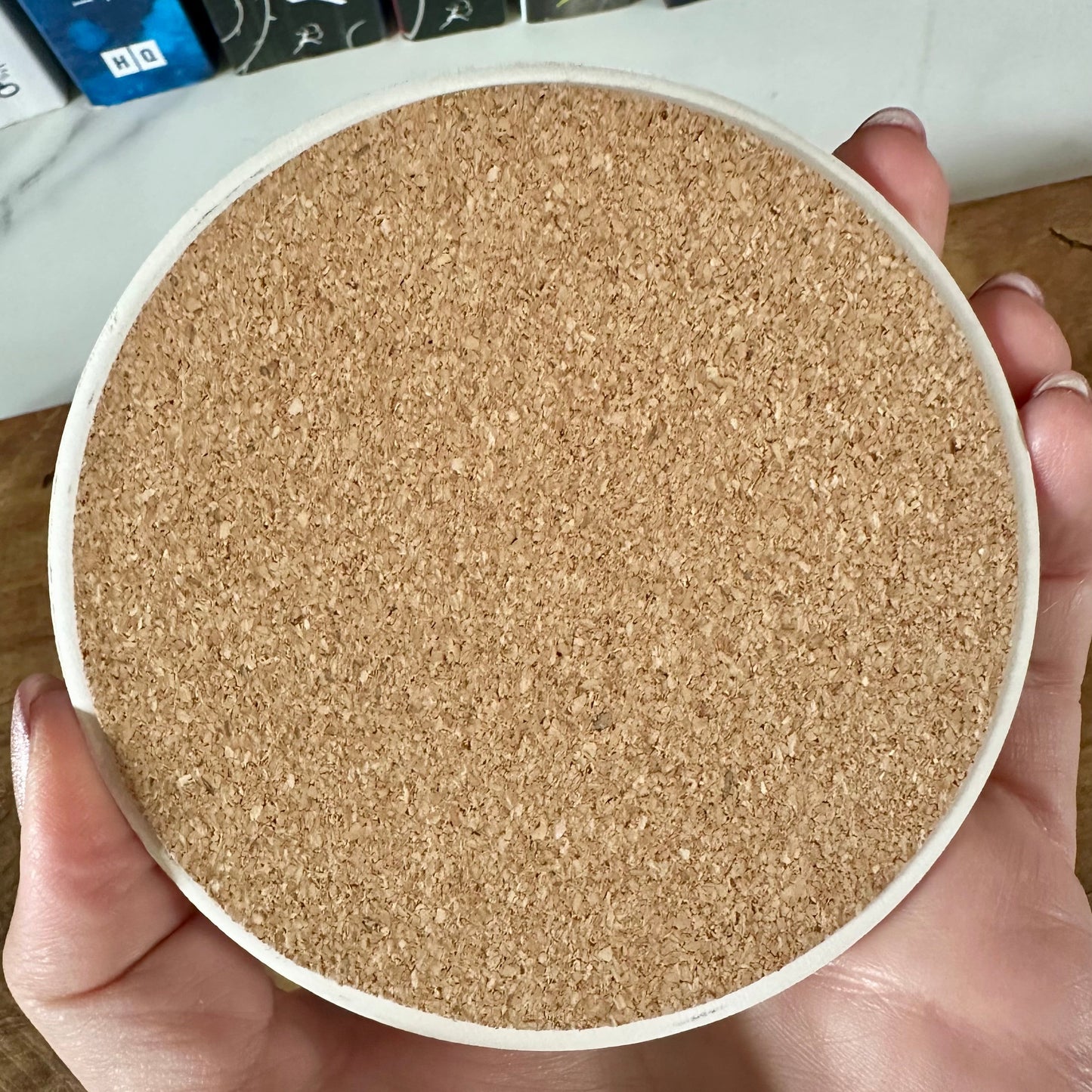Proud Member Of The Morally Grey Book Club – Ceramic Bookish Coaster