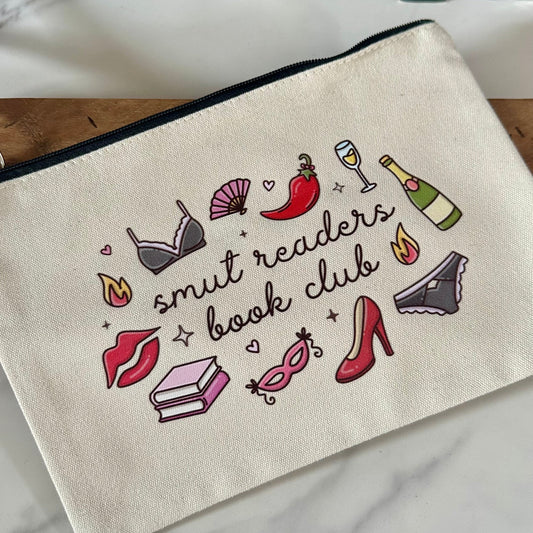 Smut Reader Bookclub - Accessory Zipper Pouch