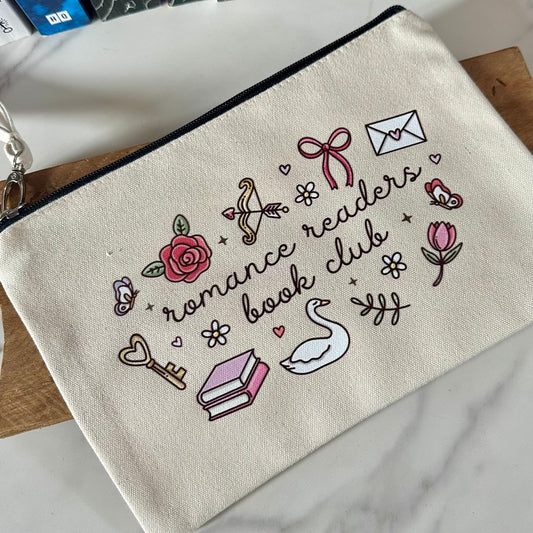 Romance Readers Bookclub - Accessory Zipper Pouch