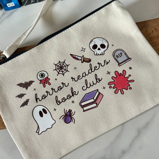 Horror Readers Bookclub - Accessory Zipper Pouch