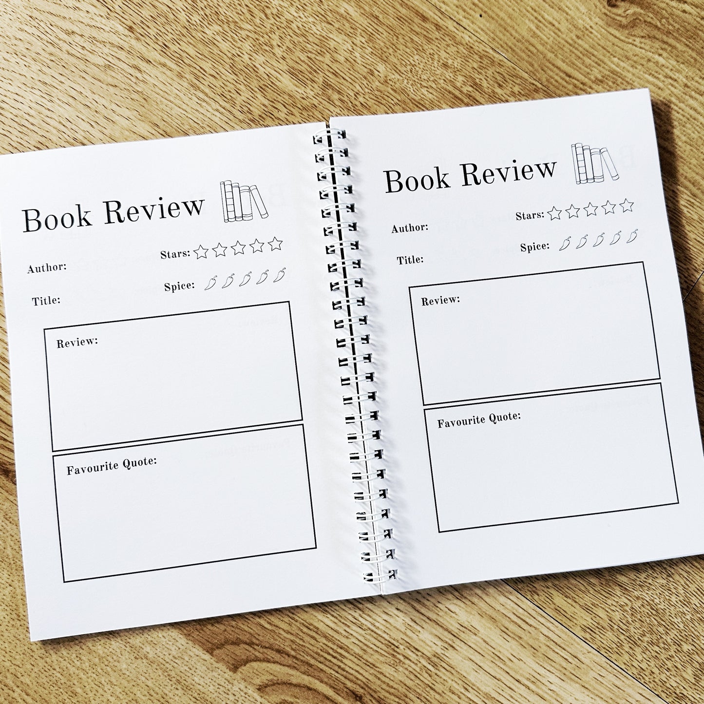Just One More Chapter Book Tracking Journal