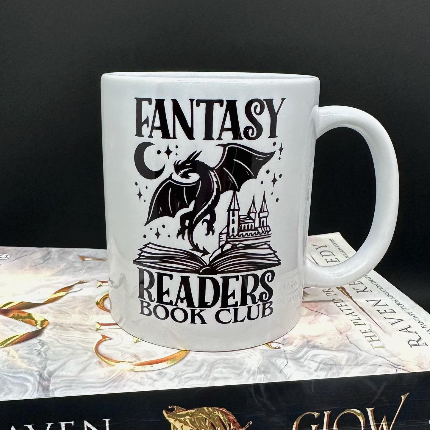 Fantasy Readers Book Club Tea Or Coffee Mug, Bookish Merch