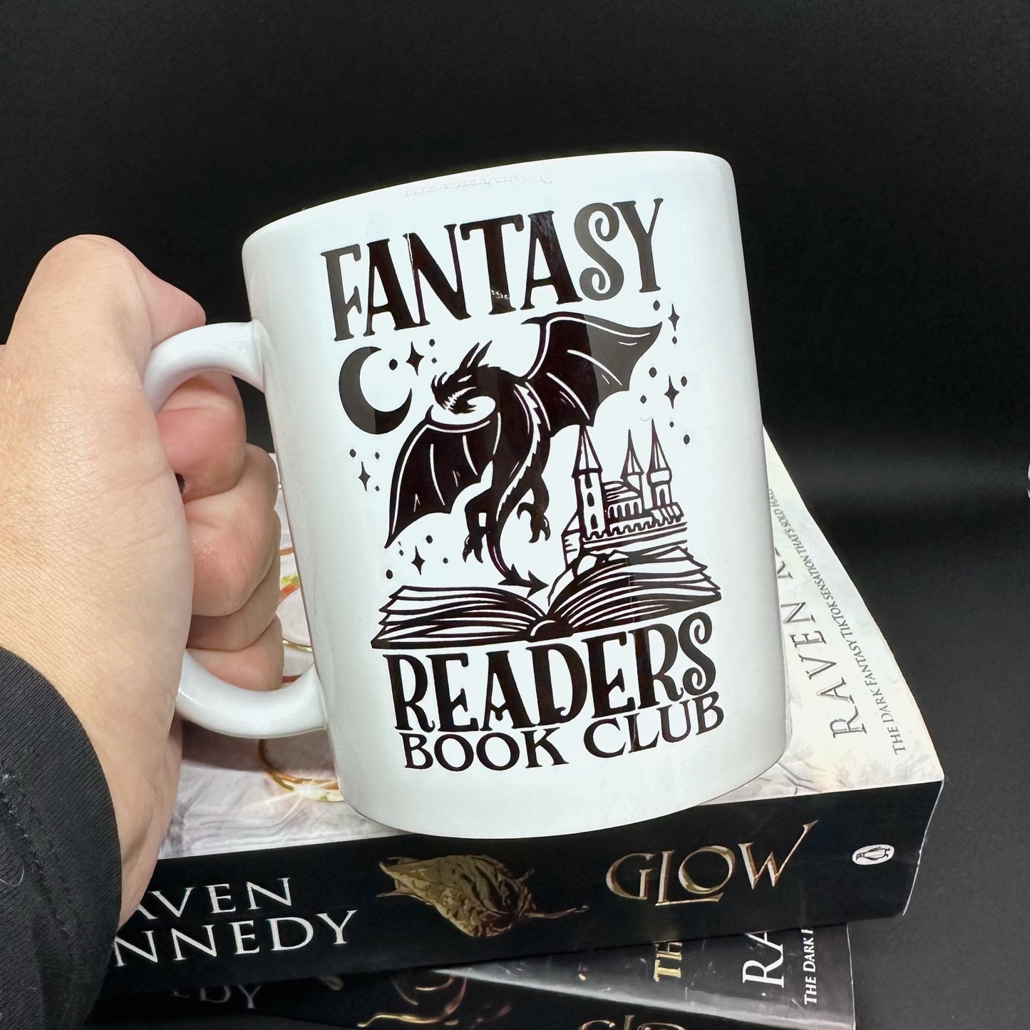 Fantasy Readers Book Club Tea Or Coffee Mug, Bookish Merch