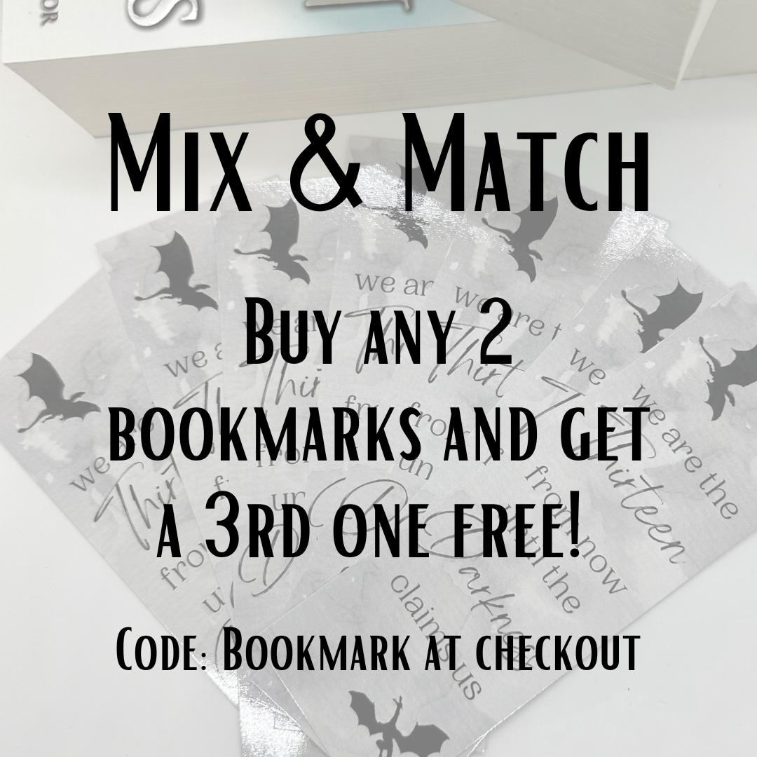Throne of Glass Bookmark – We Are the Thirteen | Manon & The Thirteen