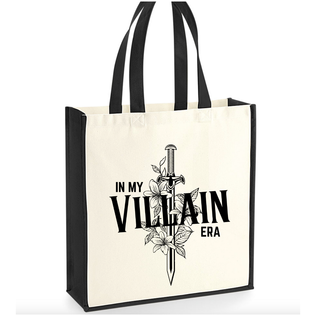 In My Villain Era Tote Bag, Canvas Tote Bag,